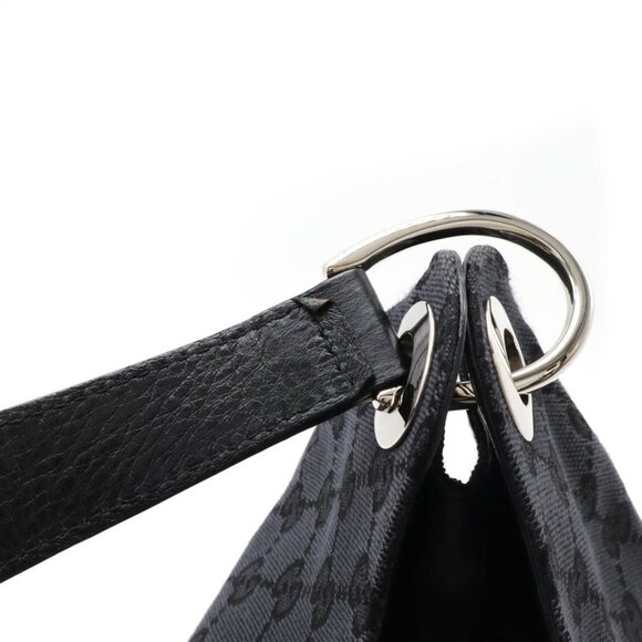 GUCCI Black Leather Shoulder Bag - Picture 6 of 7